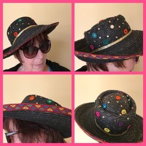 Whitall Shon wide brim hat vintage